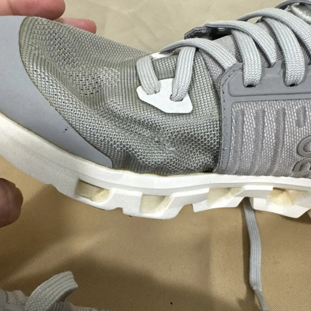 On Running Cloudnova Youth 6.5 Women’s 8 Gray Athletic Running Sneakers Shoes